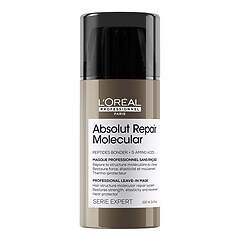 Absolut Repair Molecular - Tüm yıpranmış saçlar için durulanmayan maske , L'Oréal Professionnel